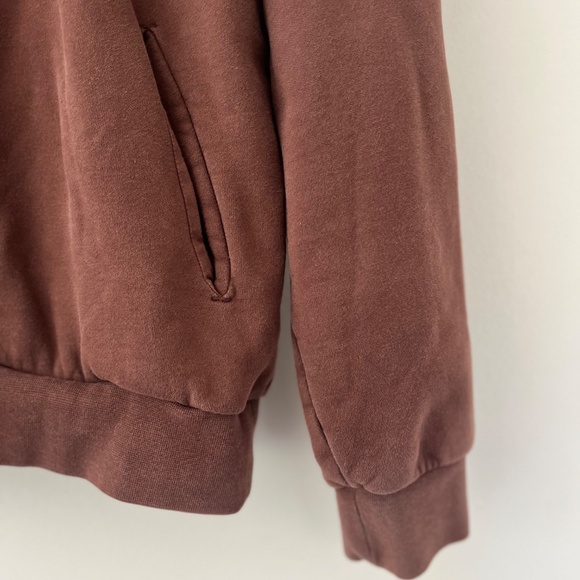 Pangaia Womens 365 Midweight Hoodie Chocolate Brown Sustainable Size Small - Picture 4 of 9